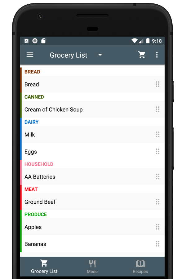 Grocery List